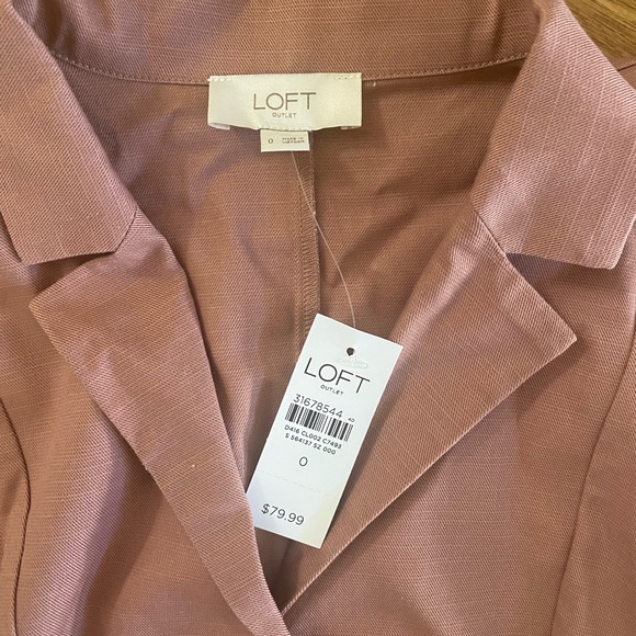 Mauve pink utility dress Loft - Picture 2 of 4